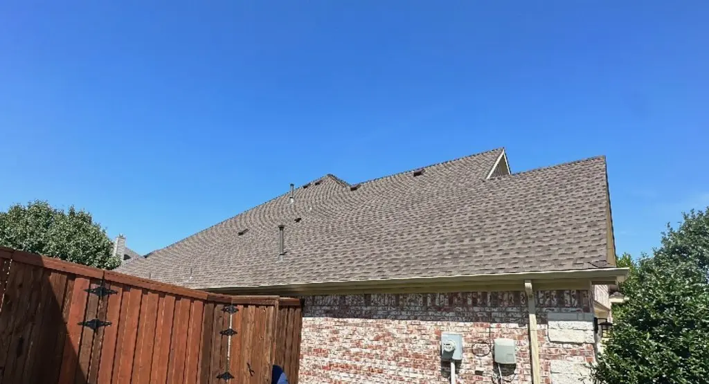 Completed roof replacement project in Harrison